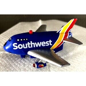 Southwest Airlines Collectable  Airplane with Lights & Sound Toy - New Batteries